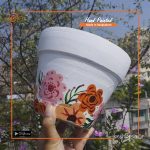 Hand Painted Terracotta Pot