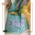 Hand Painted Muslin Saree