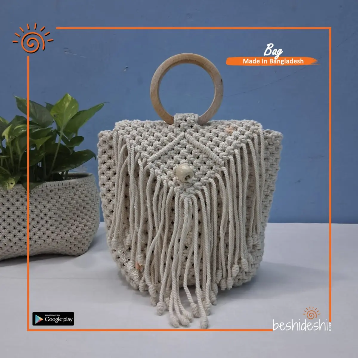Macramé Party Hand Bag