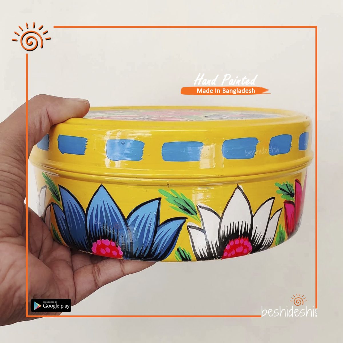 Rickshaw Painted Spices Box