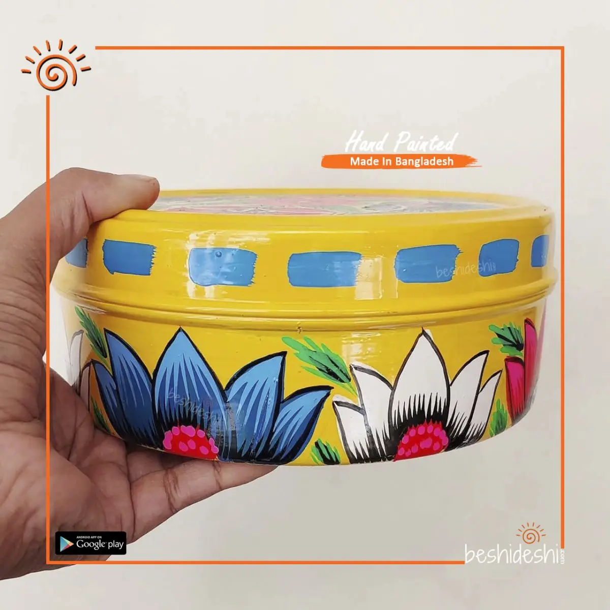 Rickshaw Painted Spices Box