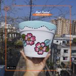 Hand Painted Terracotta Pot