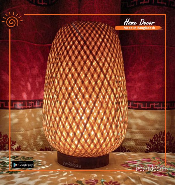 Bamboo Double Layer Lamp