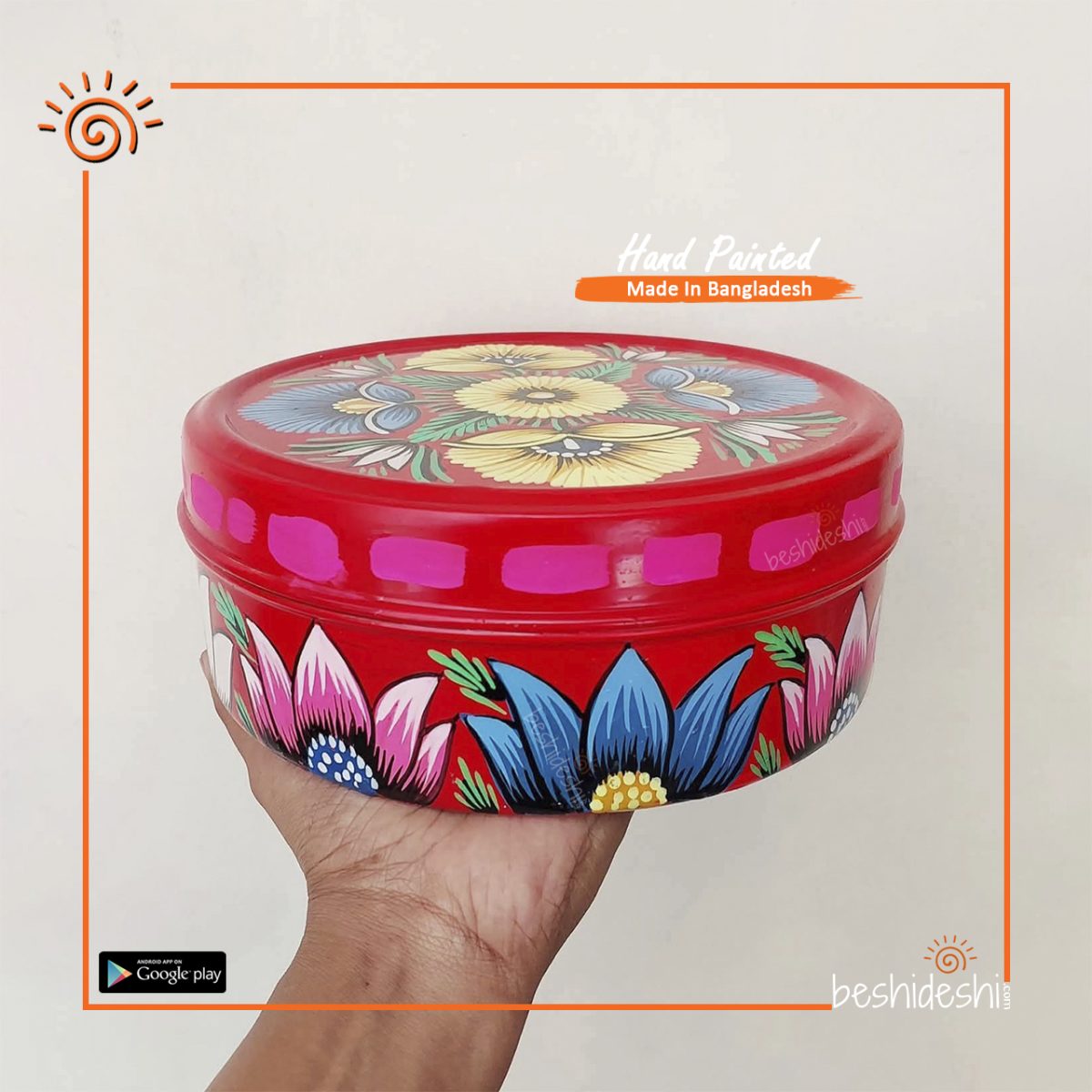 Rickshaw Painted Spices Box