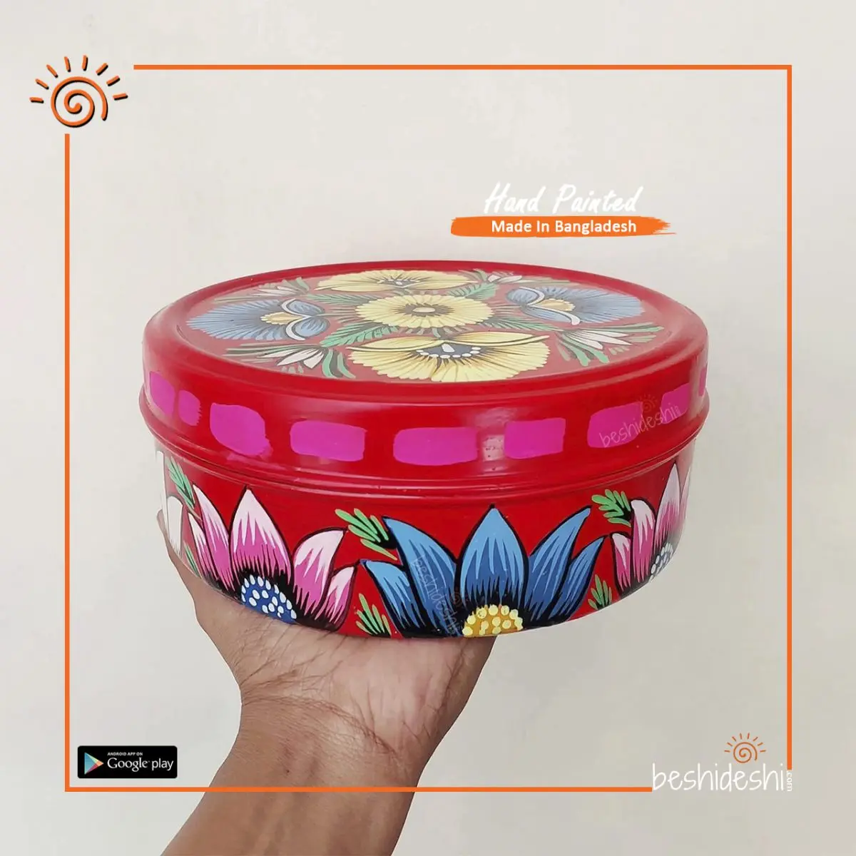 Rickshaw Painted Spices Box