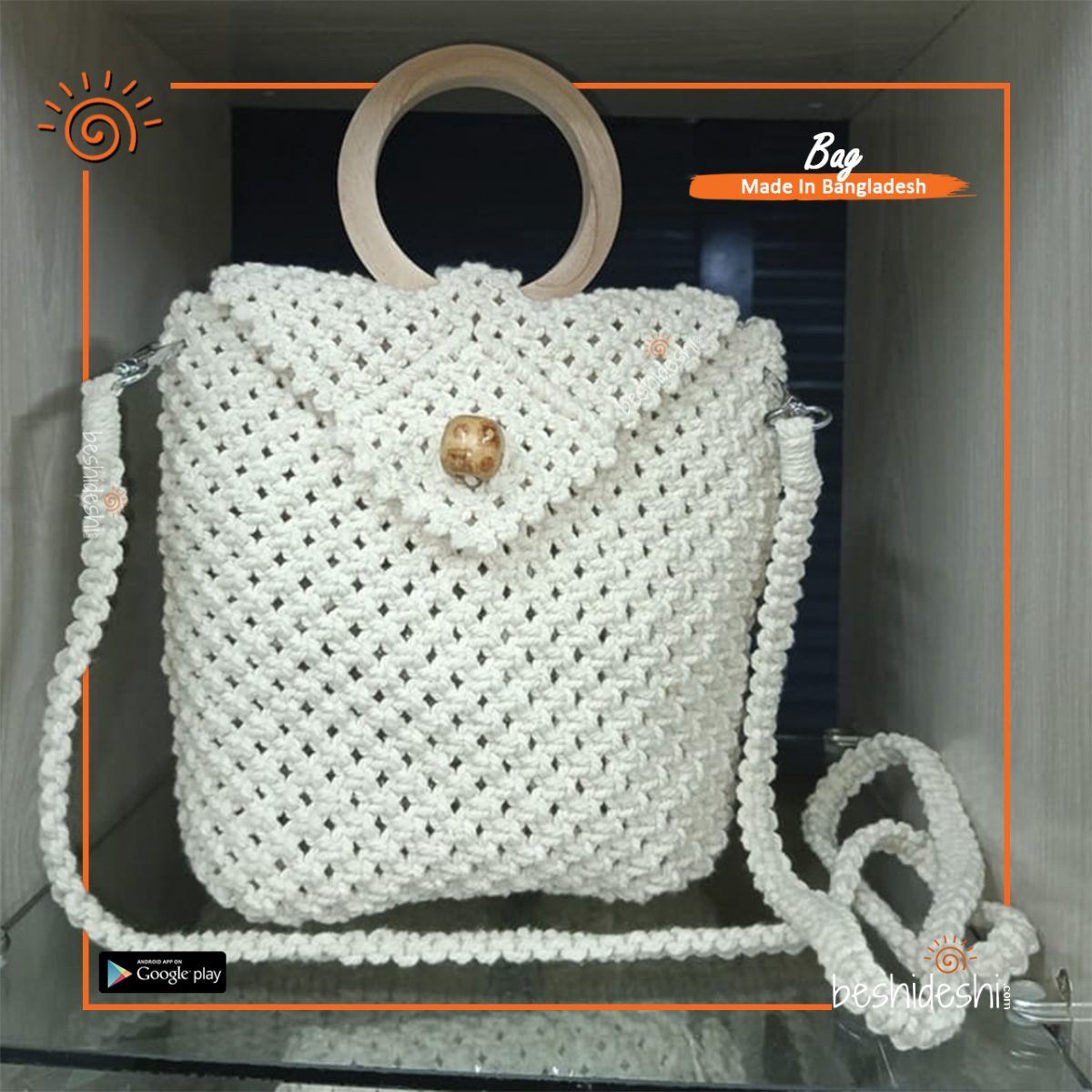 Macramé Party Hand Bag