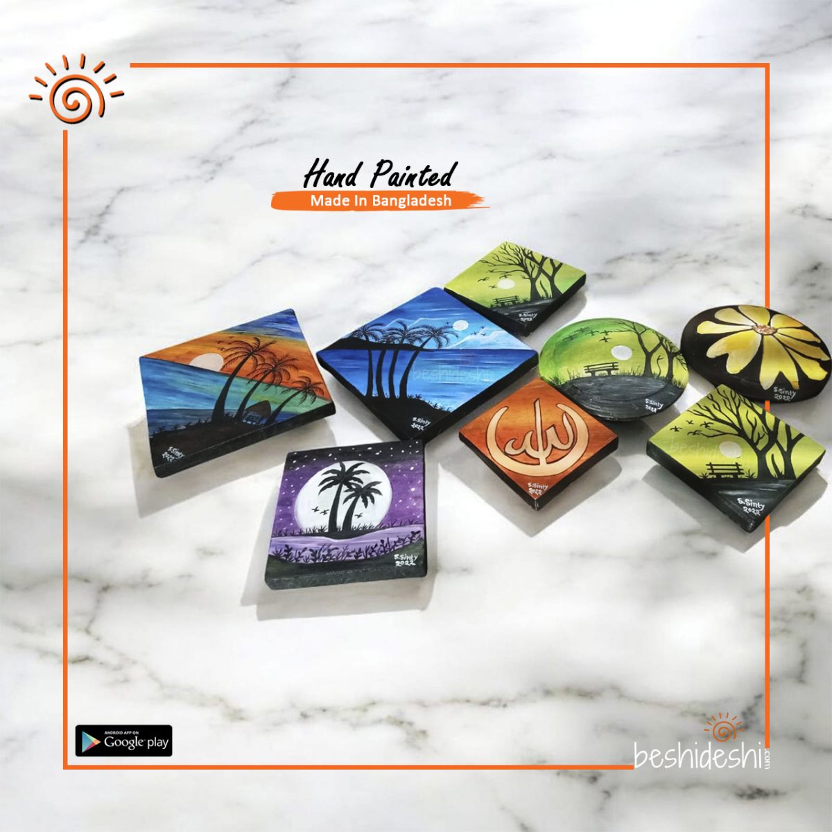 Hand Painted Mini Canvas