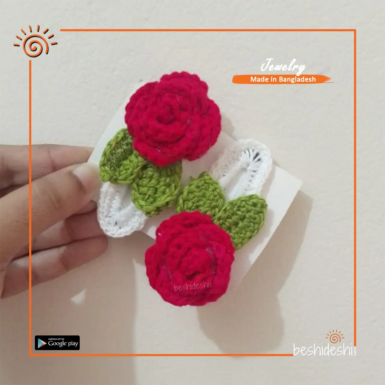 07 Crochet Hair Clip