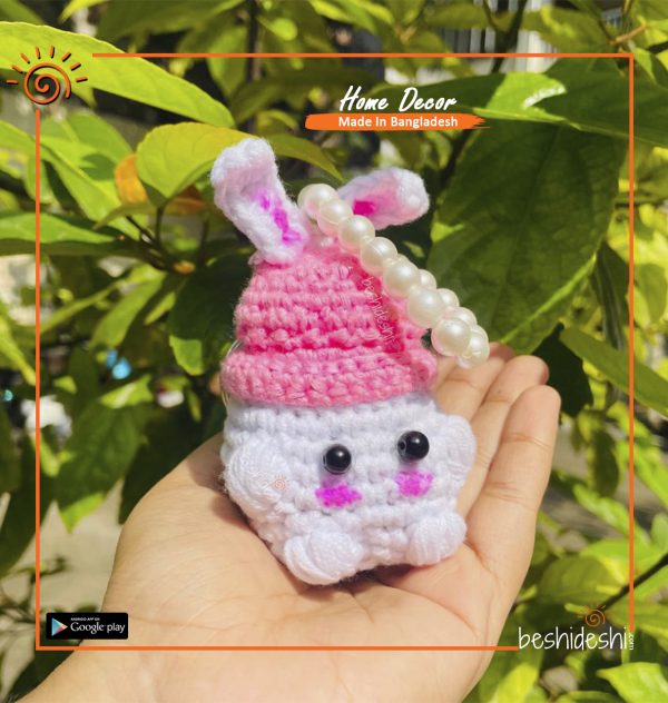 Crochet Cutie pie Key Ring