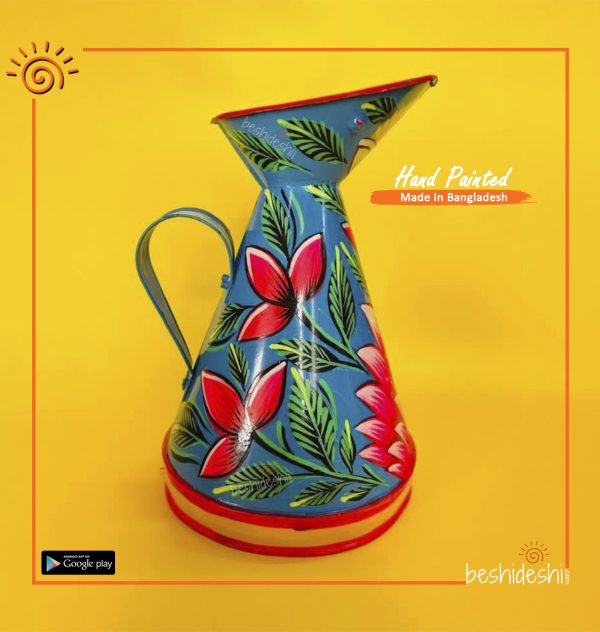 Rickshaw Painted Flower Vase