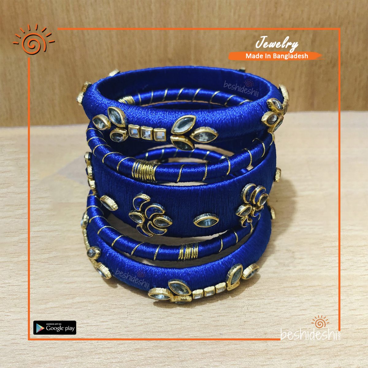Neela Hand Made Bangle Set