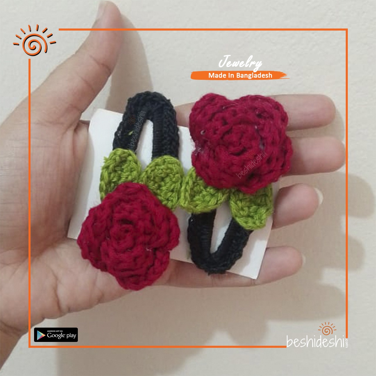 08 Crochet Hair Clip