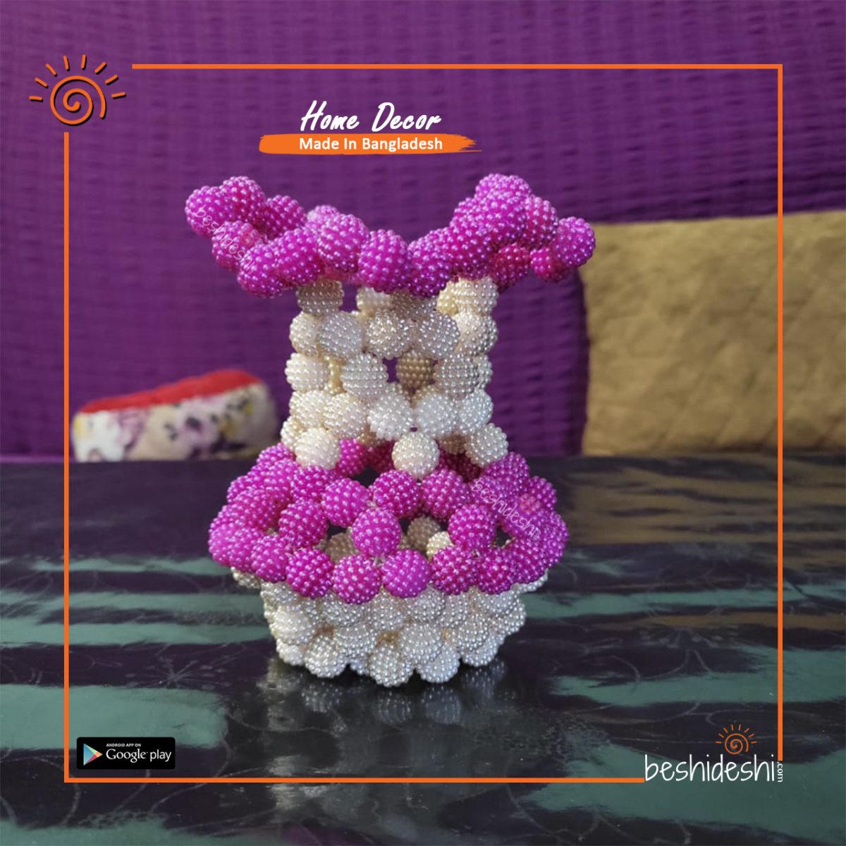 Handcrafted Flower Vase