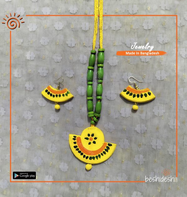 Handmade Clay Jewelry Set