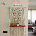 Macramé Hanging Planter Shelf