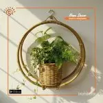 Ring Cane Planter Basket