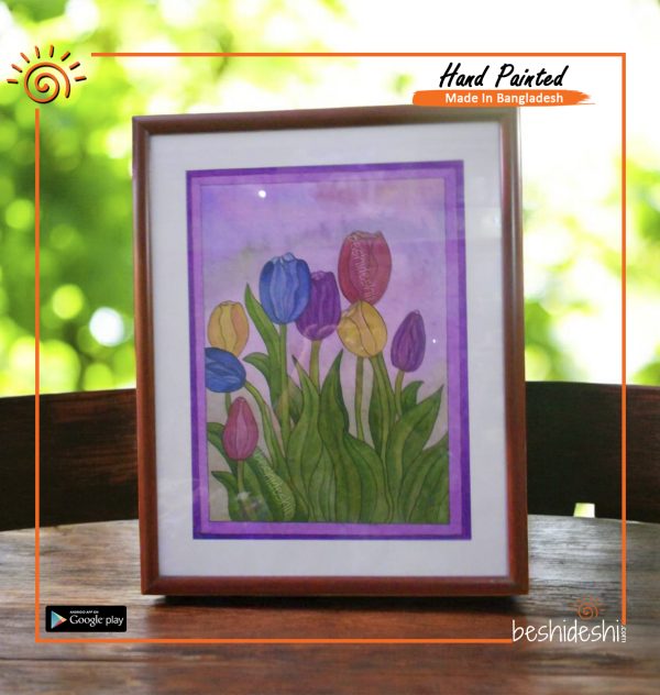 Hand Painted Canvas with Frame