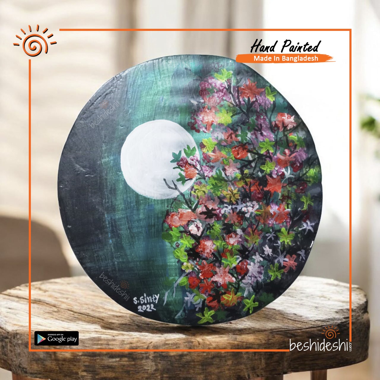 09 Hand Painted Mini Canvas