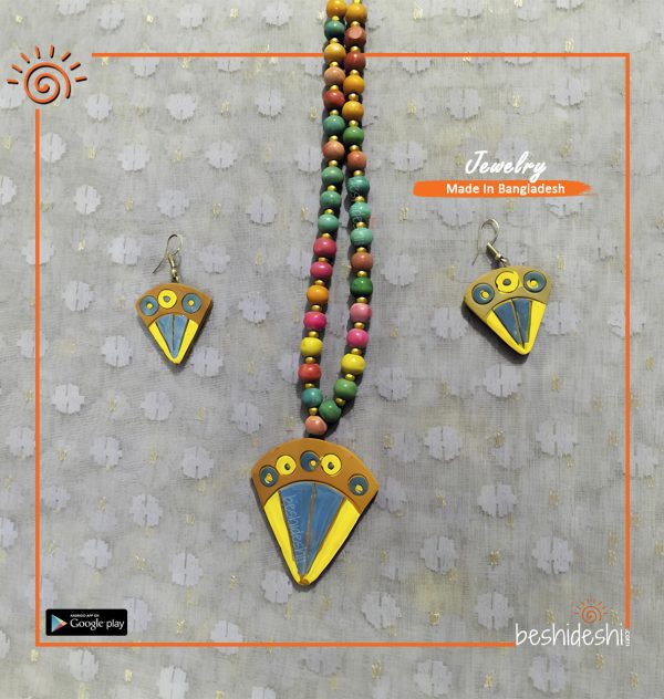 Handmade Clay Jewelry Set