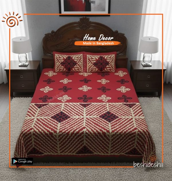 Applique Bed Sheet Set