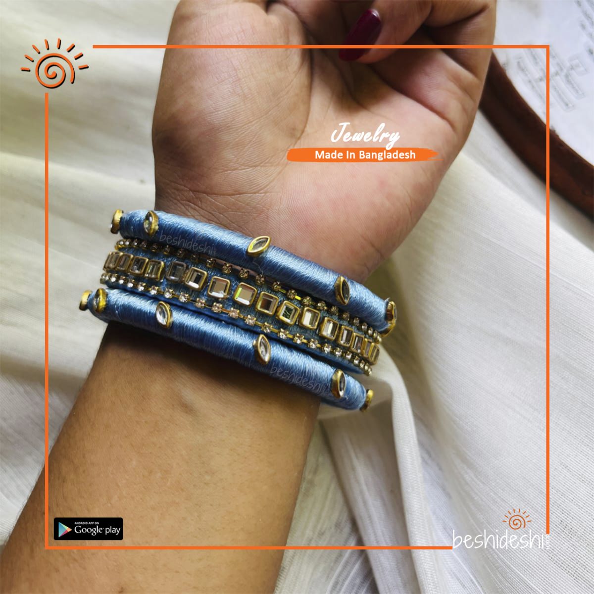 Hand Made Bangle Set