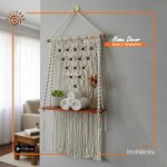 Macramé Hanging Planter Shelf
