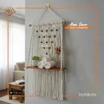 Macramé Hanging Planter Shelf