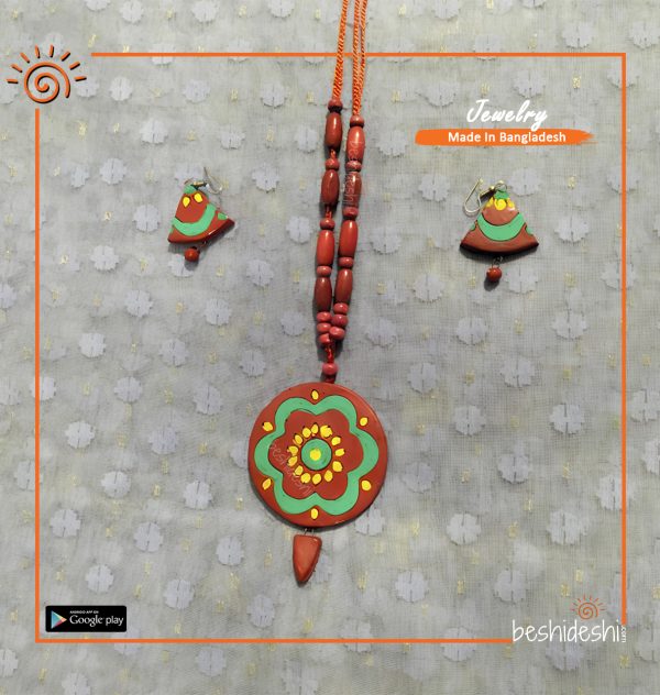 Handmade Clay Jewelry Set