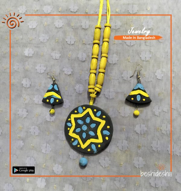 Handmade Clay Jewelry Set