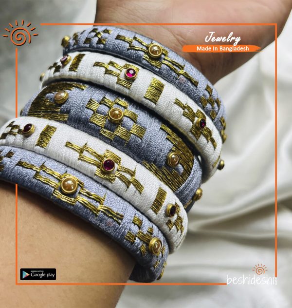 Jamdani Hand Made Bangle Set