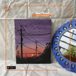 Sunset Hand Painted Canvas