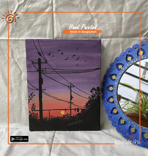 Sunset Hand Painted Canvas