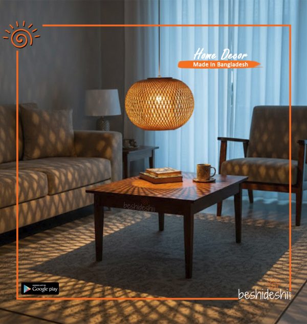 Bamboo Double Layer Lamp