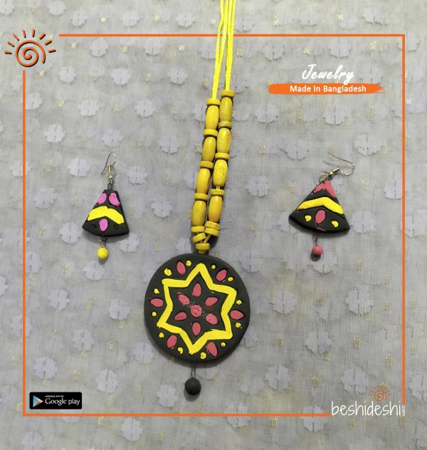 Handmade Clay Jewelry Set