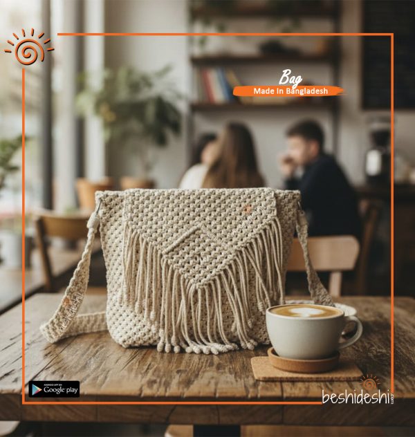 Macramé Crossbody Bag