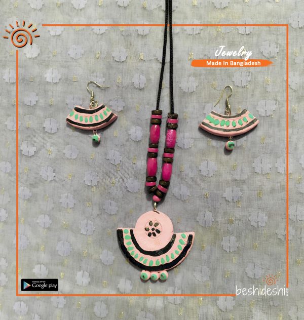 Handmade Clay Jewelry Set