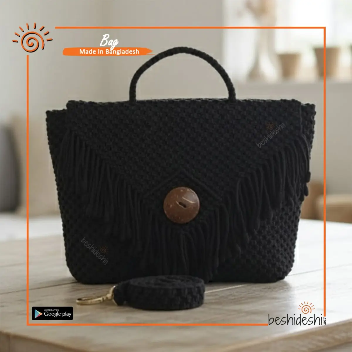 Macramé Office Bag