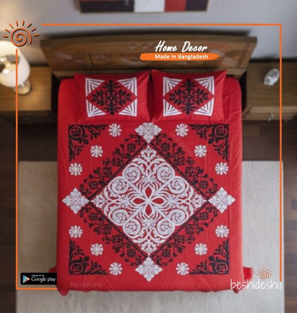 Applique Bed Sheet Set