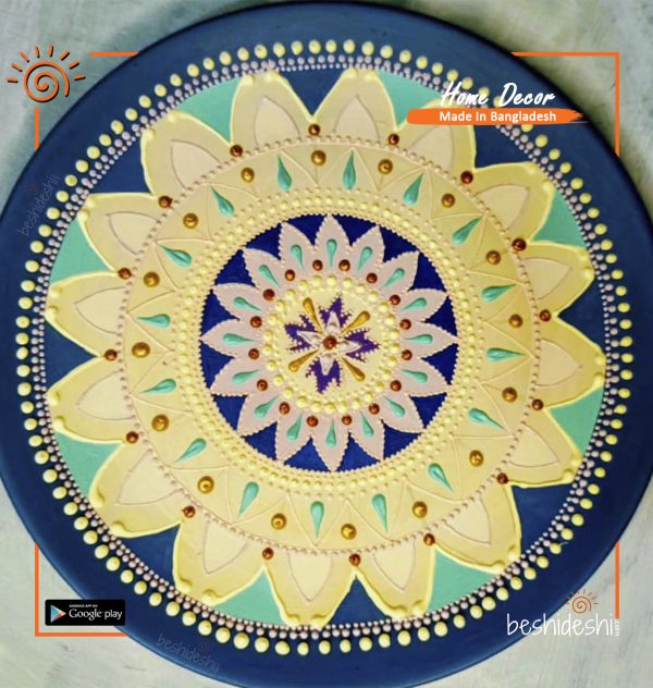 Hand Painted Ceramic Plate (Medium)