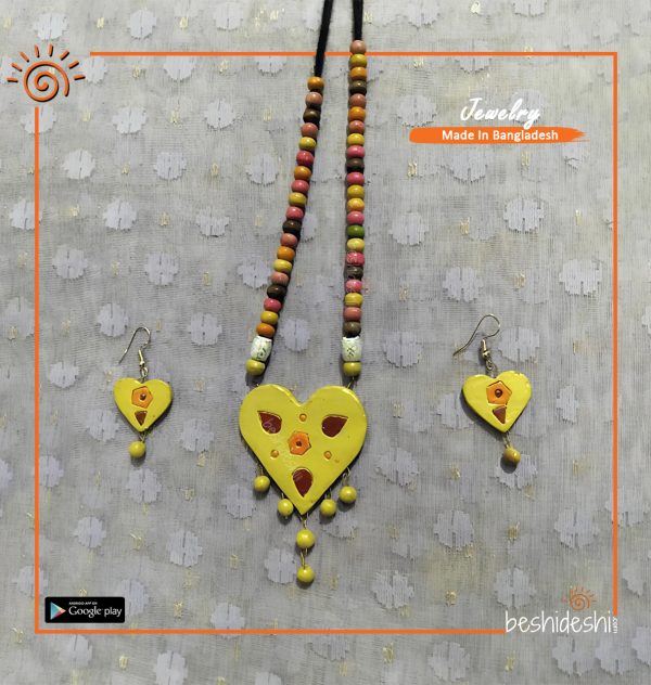 Handmade Clay Jewelry Set