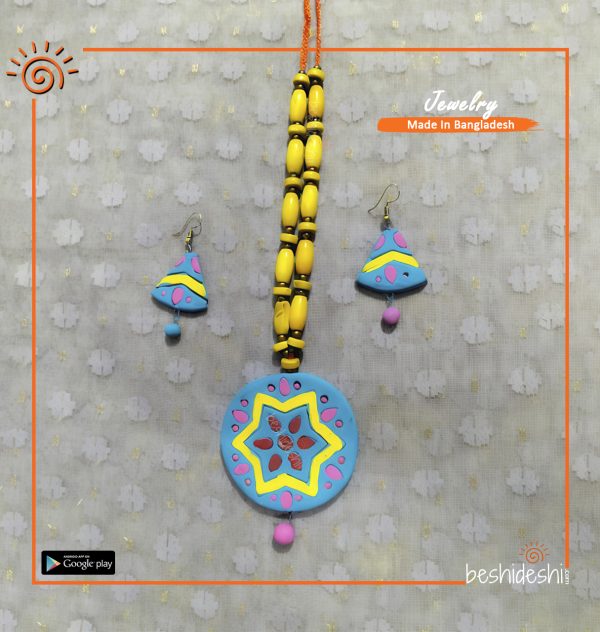 Handmade Clay Jewelry Set