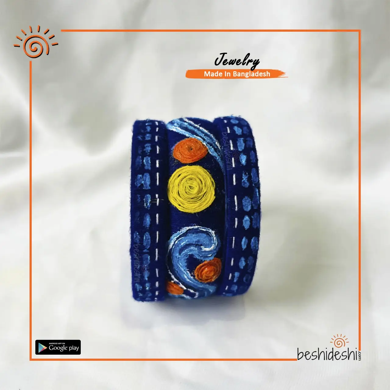 17 Hand Made Bangle Set
