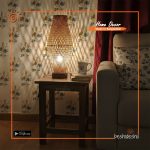 Bamboo Double Layer Lamp