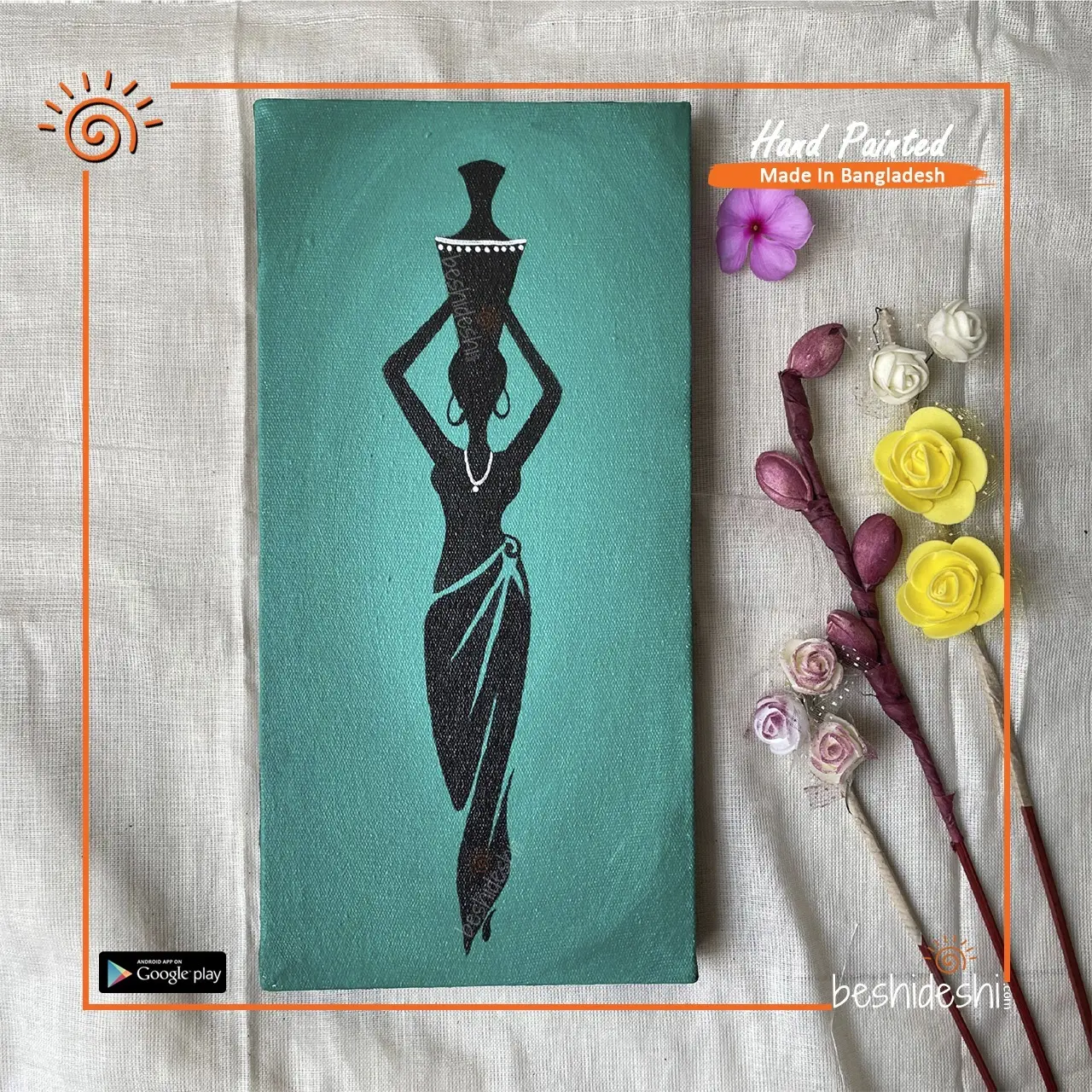 18 Tribal Afro Art Canvas