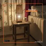 Bamboo Double Layer Lamp