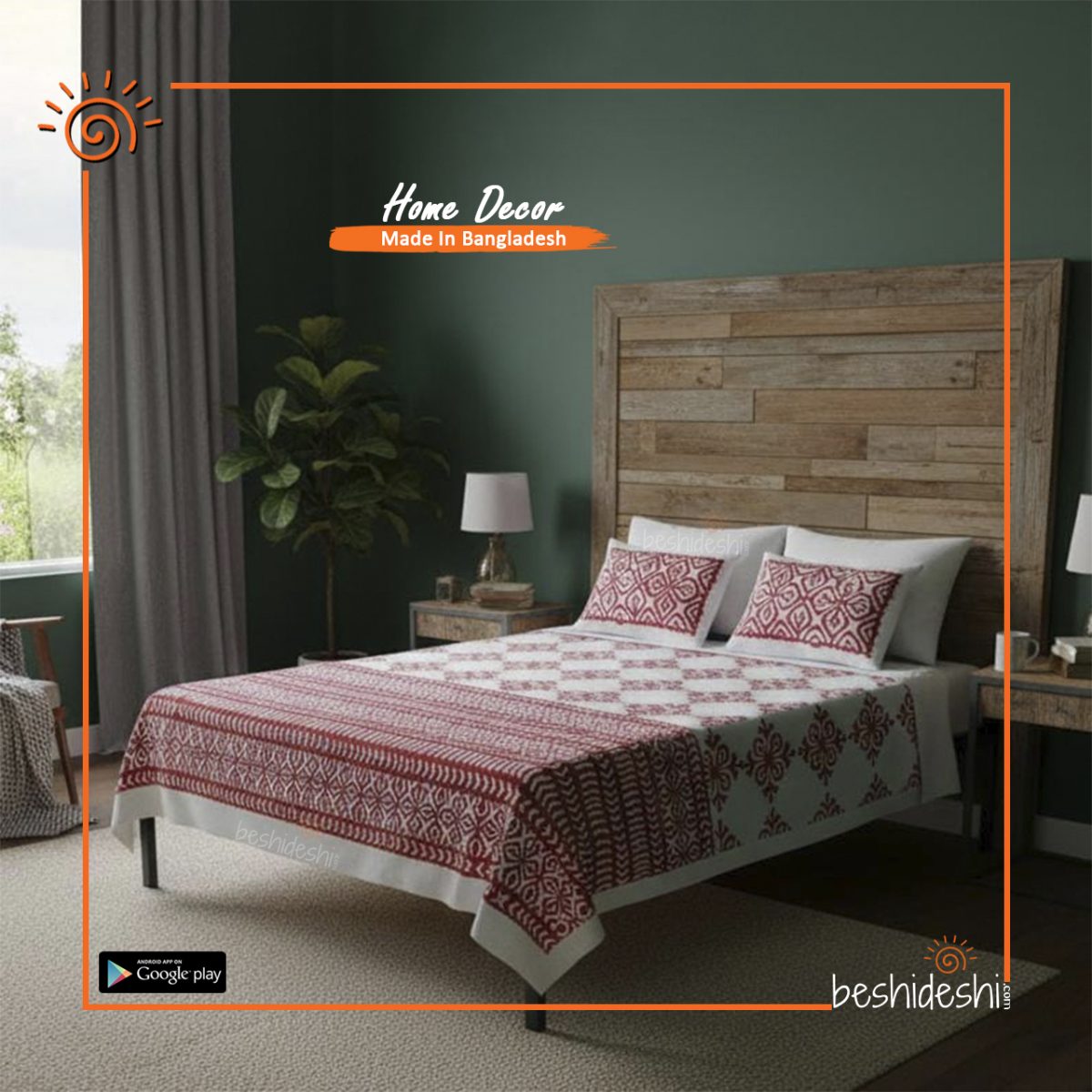 Applique Bed Sheet Set