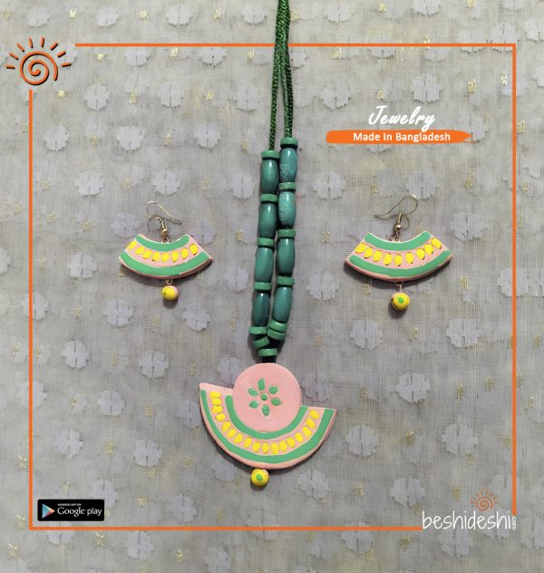 Handmade Clay Jewelry Set