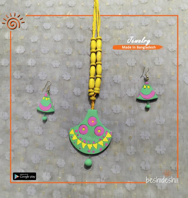 Handmade Clay Jewelry Set