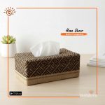 Jamdani Patterned Tissue Box