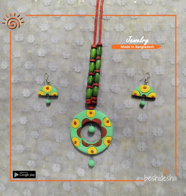 Handmade Clay Jewelry Set